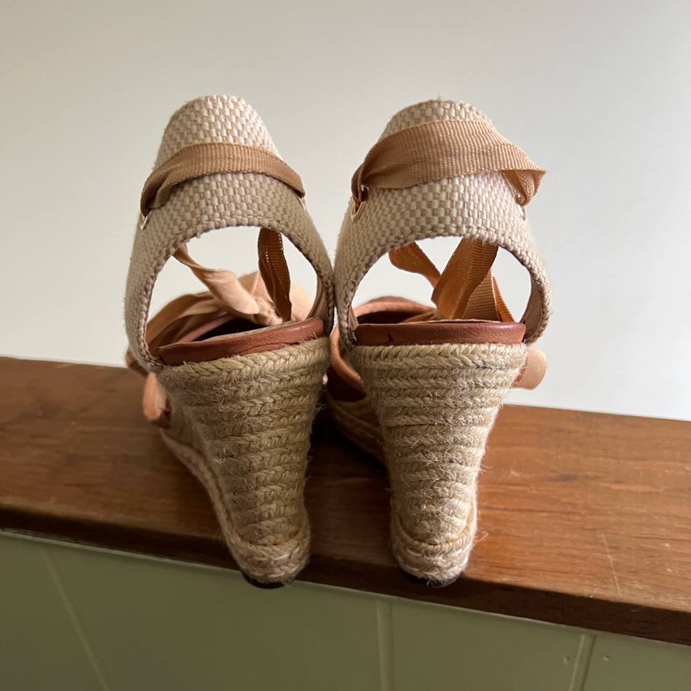 Ankle Tie Wedges - Picture 5 of 7